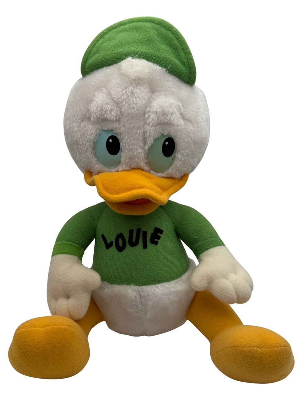 Vintage 1986 DuckTales Louie Plush Playskool Disney Stuffed Animal Korea Toy